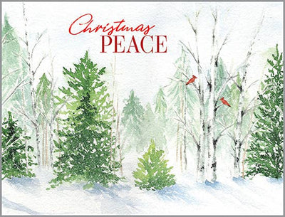 Boxed/Packaged Christmas Greeting Card - Winter Forest