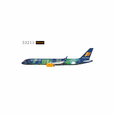 NG Models 1:400 Icelandair Boeing 757-200/w TF-FIU (Aurora/Northern Lights, Ultimate) 53211 PRE-ORDER