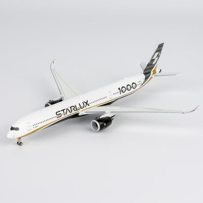 NG Models 1:400 Starlux Airlines Airbus A350-1000 B-58551 (Carbon Fiber colors, first A350-1000 for Starlux Airlines) 57026