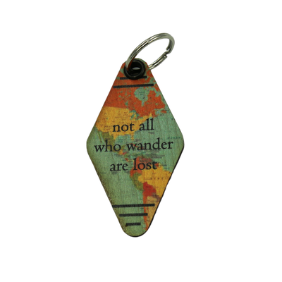 Travel Keychain - Not all who wander are lost