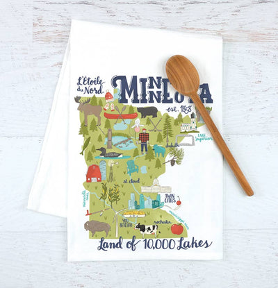 Everyday Tea Towel - Minnesota
