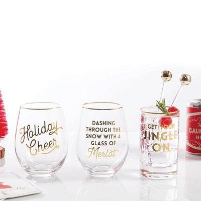 Wine Glass - Holiday Cheer