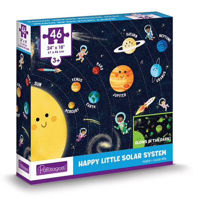 Happy Little Solar System Glow-in-the-Dark Kids Puzzle