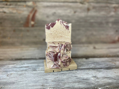 Black Raspberry Vanilla goat milk bar soap