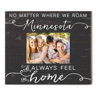 Weathered Slat Photo Frame Feels Like Home Minnesota