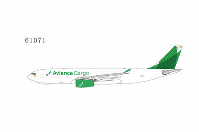 NG Models 1:400 Avianca Cargo Airbus A330-200F N331QT (Green) 61071