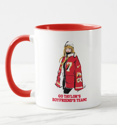 Taylor Swift Boyfriend Chiefs Mug