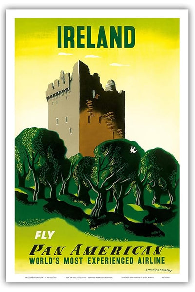 Pan Am Ireland Castle - 12"x18" Master Art Print