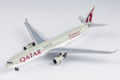 NG Models 1:400 Qatar Airways Airbus A330-300 A7-AEF (FIFA World Cup 2022) 62045