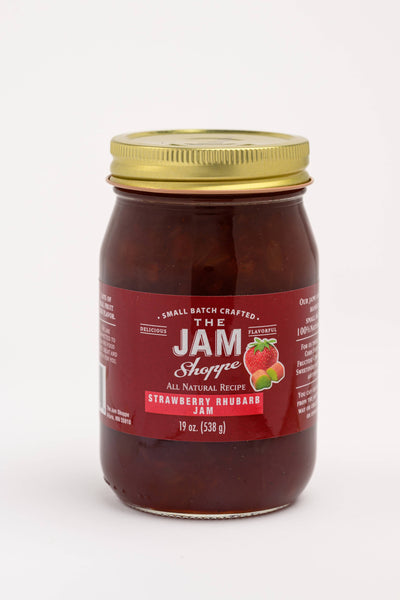 Jam Shoppe Strawberry Rhubarb Jam 19oz.