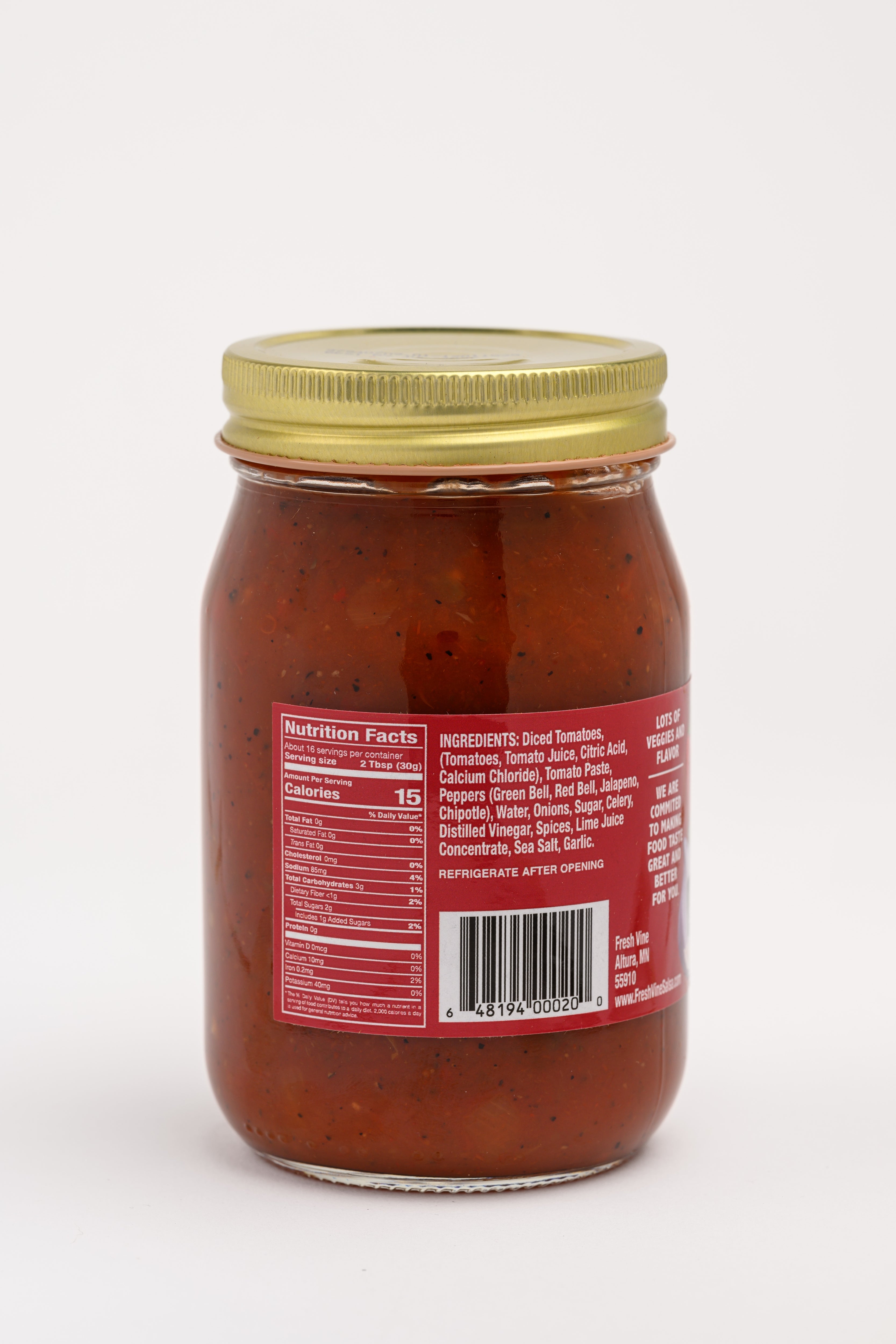 Fresh Vine Chipotle Garden Salsa (16.5 oz) - DGPilot