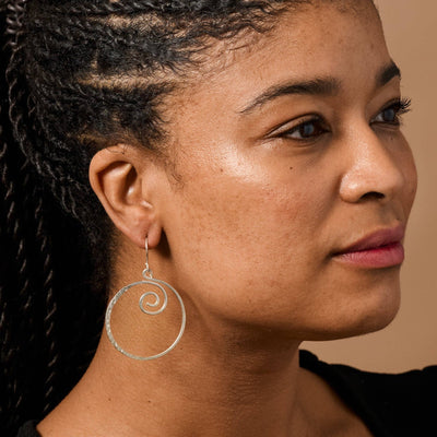 Twil Brass Drop Earrings