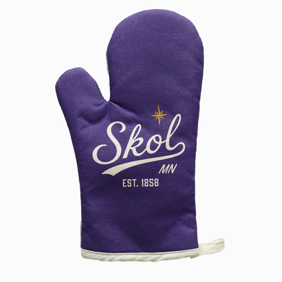 Minnesota SKOL Script Oven Mitt