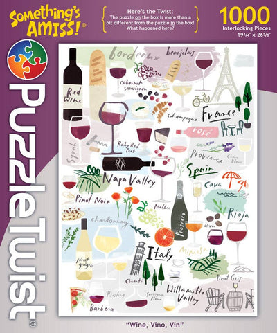 Wine, Vino, Vin PuzzleTwist Puzzle