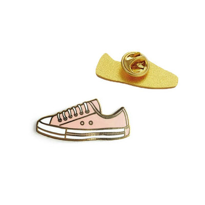 Pink Sneaker Fashion Lapel Pin