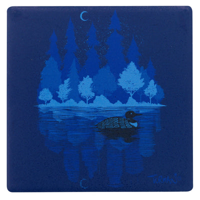 Midnight Loon Coaster