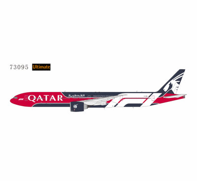 NG Models 1:400 Qatar Airways 777-300ER (New Formula 1 livery; with luxurious box) (Ultimate) A7-BEG 73095 PRE-ORDER
