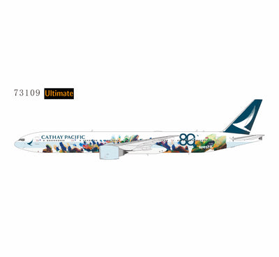 NG Models 1:400 Cathay Pacific Airways Boeing 777-300ER B-KQU Spirit of Hong Kong" (West Kowloon Cultural District, Ultimate) 73109 PRE-ORDER