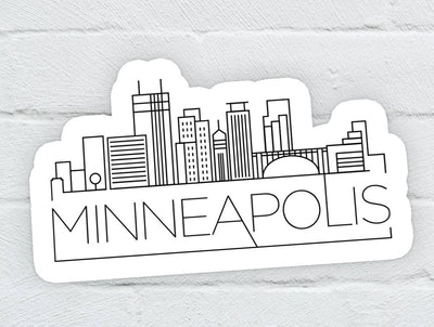 Minneapolis Skyline Sticker
