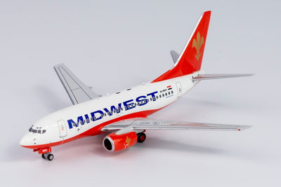 NG Models 1:400 Midwest Airlines Boeing 737-600 "Flyglobespan Hybrid Livery" SU-MWC 76003