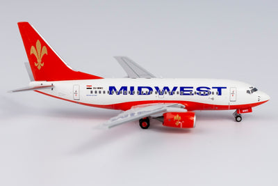 NG Models 1:400 Midwest Airlines Boeing 737-600 "Flyglobespan Hybrid Livery" SU-MWC 76003