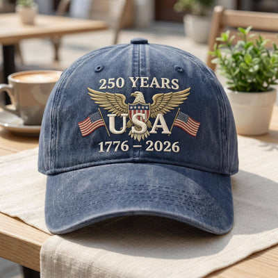 USA 250th Anniversary Eagle Cap, Minimalist Baseball Hat