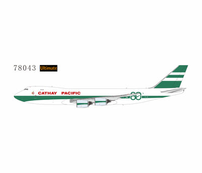 NG Models 1:400 Cathay Pacific Airways Boeing 747-8F B-LJE 80 Years Anniversary Retro Livery w/ Stand (Ultimate) 78043