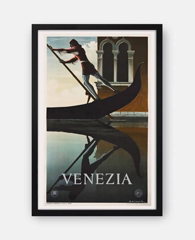 Venezia Vintage Travel Poster Print