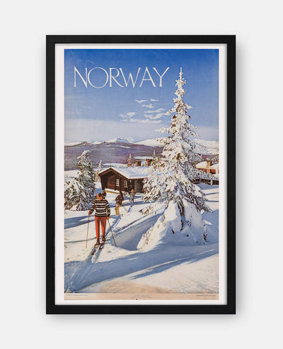 Norway – Vintage Travel Poster Print