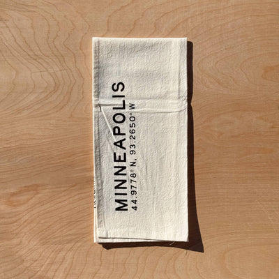 Minneapolis Map Tea Towel