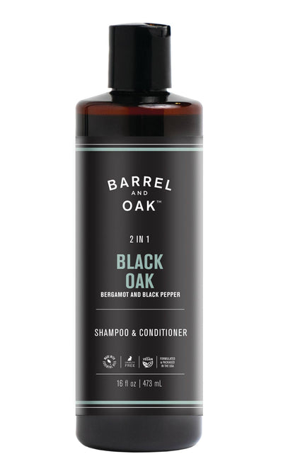 2-in-1 Shampoo and Conditioner -  Black Oak 16 fl oz