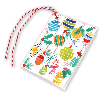 Holiday Gift Tags - Bright Ornaments