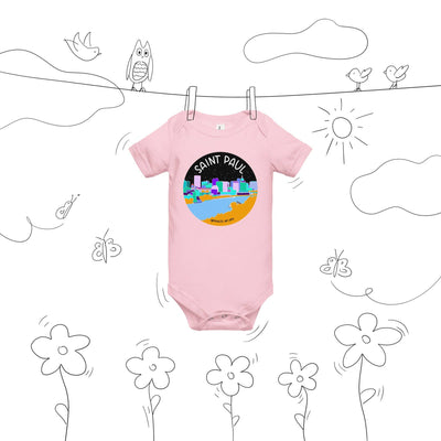 Baby Short Sleeve One Piece Saint Paul