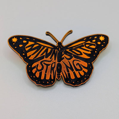 Minnesota Strong Creative Resistance Butterfly Earrings & Pins