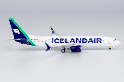 NG Models 1:400 Icelandair Boeing 737 MAX 9 TF-ICB "Langjökull" (Green tail) 89006