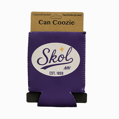 Minnesota Purple SKOL Script 12 oz Can Coozie 