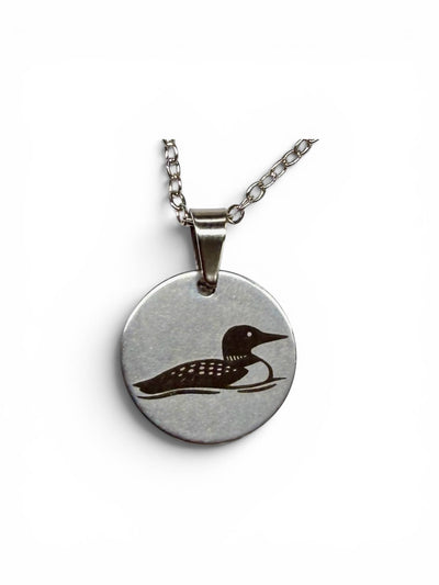 Engraved Loon Necklace – Minnesota Lake Jewelry