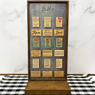 Wood Magnet- Dream Travel Repeat.