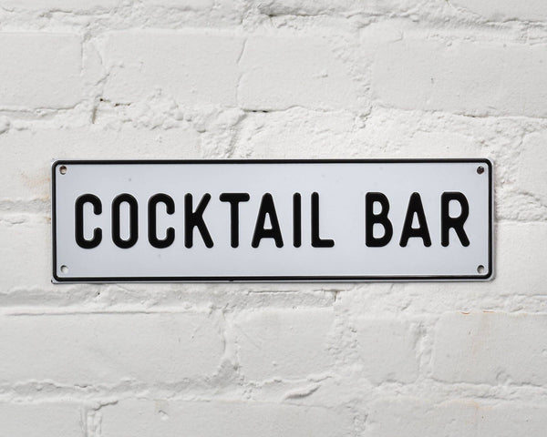 Cocktail Bar Aluminum Sign - DGPilot