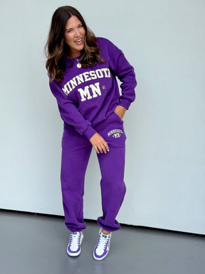 Minnesota Embroidered Sweatpants