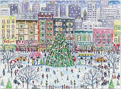 Michael Storrings Christmas in the City 1000 Piece Puzzle