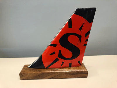 Wooden Display Airliner Tail