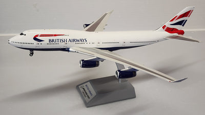 Inflight200 1:200 British Airways Boeing 747-436 G-CIVO (Football Nose) w/ Coin ARDBA75