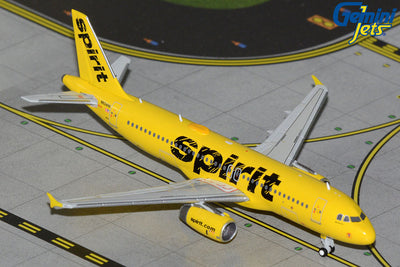 GeminiJets 1:400 Spirit Airlines Airbus A320-200 N604NK (final revenue flight) GJNKS2442