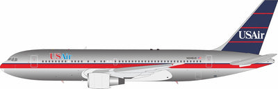 Inflight200 1:200 USAir Boeing 767-201ER N648US (Polished) B-762-1123P