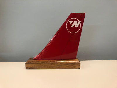 Wooden Display Airliner Tail