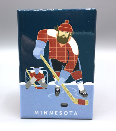 Bunyan Hockey Magnet