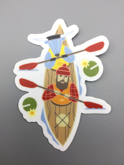 Bunyan Kayak Sticker