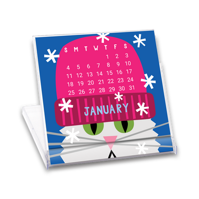 Cat Mini Desk Calendar