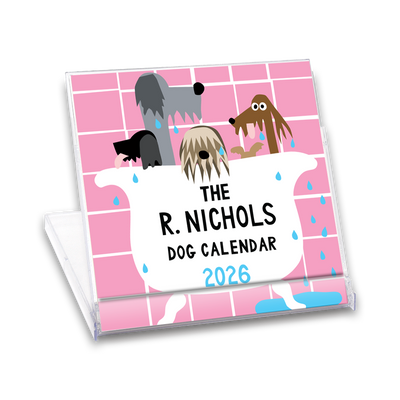 Dog Mini Desk Calendar